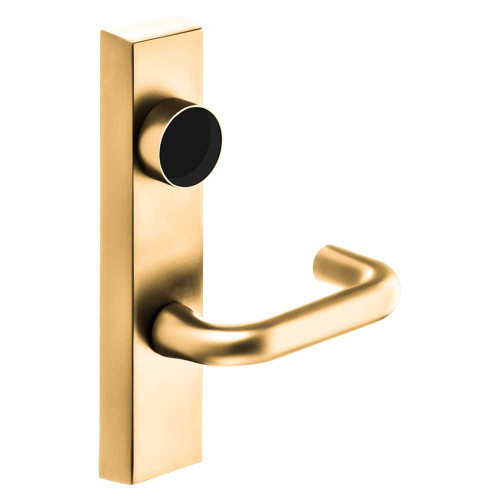Sargent LC-706-6 ETJ LHRB 9 Grade 1 Exit Device Trim Storeroom Function Key Unlocks Trim Trim Retracts Latch/Trim Relocks when Key is Removed For LP8600 LR8600 and LS8600 Series Devices Less Cylinder J Lever LHR Bright Bronze Clear Coated LC-706-6 ETJ LHRB 9