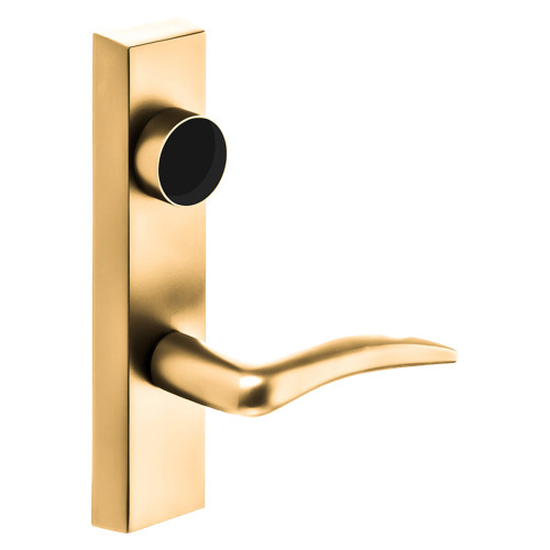 Sargent LC-706-8 ETA RHRB 9 Grade 1 Exit Device Trim Storeroom Function Key Unlocks Trim Trim Retracts Latch/Trim Relocks when Key is Removed For Rim 8800 and NB8700 Series Devices Less Cylinder A Lever RHR Bright Bronze Clear Coated