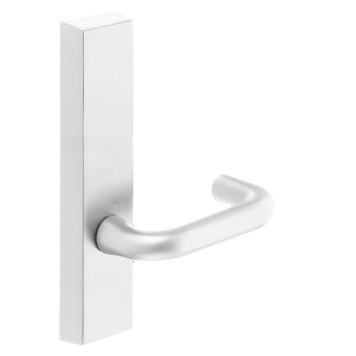 Sargent 773 ETJ 12V RHRB WSP Grade 1 Electrified Exit Device Trim Fail Safe Power Off Unlocks Lever For Surface Vertical Rod and Mortise 8700 8900 Series Devices J Lever 12V RHR White Suede Powder Coat 773 ETJ 12V RHRB WSP