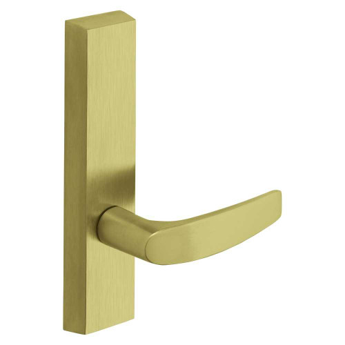 Sargent 740-4 ETB RHRB 4 Grade 1 Exit Device Trim Dummy Freewheeling Trim - No Outside Operation For Concealed Vertical Rod 8400 8600 Series Devices B Lever RHR Satin Brass 740-4 ETB RHRB 4