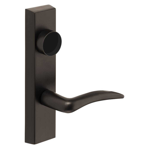 Sargent LC-743-8 ETA RHRB 20D Grade 1 Exit Device Trim Classroom Function Freewheeling Trim Key Outside Unlocks/Locks Trim For Rim 8800 and NB8700 Series Devices Less Cylinder A Lever RHR Dark Oxidized Statuary Bronze Clear Coated LC-743-8 ETA RHRB 20D