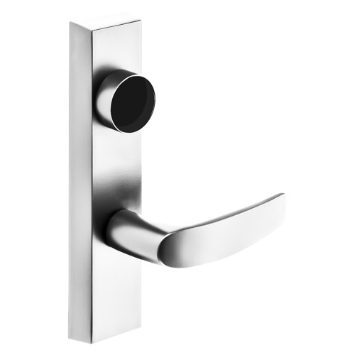 Sargent LC-716 ETB RHRB 26 Grade 1 Exit Device Trim Classroom Security Function Key Outside Retracts Latch Key Inside Unlocks/Locks Outside Trim For Surface Vertical Rod and Mortise 8700 8900 Series Devices Less Cylinder B Lever RHR Bright Chrome