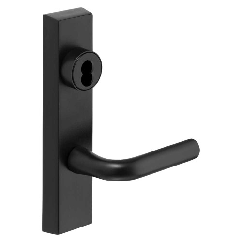 Sargent 70-775-8 ETW 12V RHRB BSP Grade 1 Electrified Exit Device Trim Fail Safe Power Off Unlocks Lever Key Retracts Latch For Rim 8800 and NB8700 Series Devices SFIC Prep Less Core W Lever 12V RHR Black Suede Powder Coat 70-775-8 ETW 12V RHRB BSP