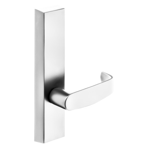Sargent 710-4 ETL LHRB 14 Grade 1 Exit Device Trim Dummy For Concealed Vertical Rod 8400 8600 Series Devices L Lever LHR Bright Nickel Plated Clear Coated