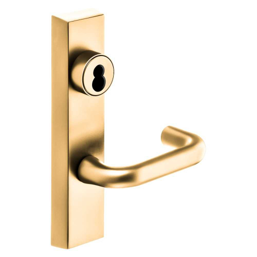 Sargent 60-776 ETJ 24V LHRB 9 Grade 1 Electrified Exit Device Trim Fail Secure Power Off Locks Lever Key Retracts Latch For Surface Vertical Rod and Mortise 8700 8900 Series Devices Sargent LFIC Less Core J Lever 24V LHR Bright Bronze Clear Coated 60-776 ETJ 24V LHRB 9