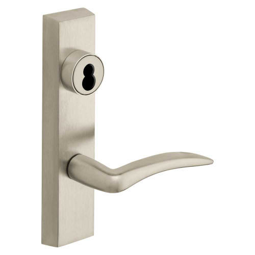 Sargent 60-776-8 ETA 24V RHRB 15 Grade 1 Electrified Exit Device Trim Fail Secure Power Off Locks Lever Key Retracts Latch For Rim 8800 and NB8700 Series Devices Sargent LFIC Less Core A Lever 24V RHR Satin Nickel Plated Clear Coated 60-776-8 ETA 24V RHRB 15