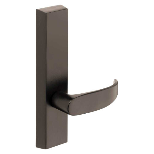 Sargent 710 ETP LHRB 10BL Grade 1 Exit Device Trim Dummy For Surface Vertical Rod and Mortise 8700 8900 Series Devices P Lever LHR Oxidized Satin Bronze Relieved Clear Coated 710 ETP LHRB 10BL