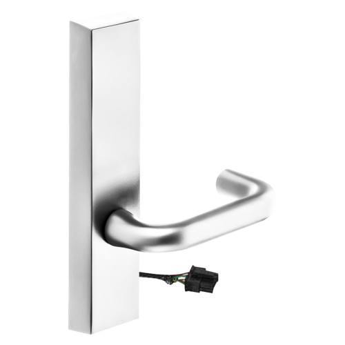 Sargent 774-8 ETJ 12V LHRB 26 Grade 1 Electrified Exit Device Trim Fail Secure Power Off Locks Lever For Rim 8800 and NB8700 Series Devices J Lever 12V LHR Bright Chrome