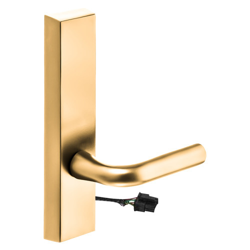 Sargent 774-8 ETW 24V LHRB 9 Grade 1 Electrified Exit Device Trim Fail Secure Power Off Locks Lever For Rim 8800 and NB8700 Series Devices W Lever 24V LHR Bright Bronze Clear Coated