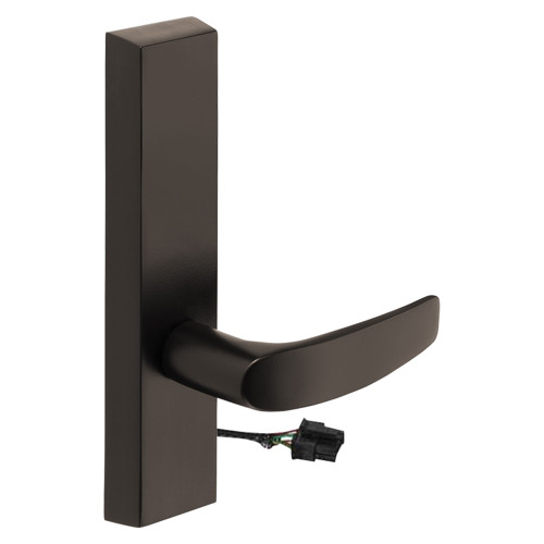 Sargent 774-8 ETB 12V RHRB 20D Grade 1 Electrified Exit Device Trim Fail Secure Power Off Locks Lever For Rim 8800 and NB8700 Series Devices B Lever 12V RHR Dark Oxidized Statuary Bronze Clear Coated