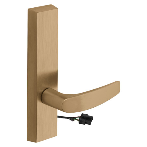 Sargent 774-8 ETB 24V LHRB 10 Grade 1 Electrified Exit Device Trim Fail Secure Power Off Locks Lever For Rim 8800 and NB8700 Series Devices B Lever 24V LHR Satin Bronze Clear Coated