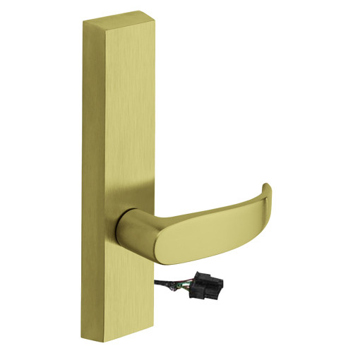 Sargent 774-8 ETP 12V RHRB 4 Grade 1 Electrified Exit Device Trim Fail Secure Power Off Locks Lever For Rim 8800 and NB8700 Series Devices P Lever 12V RHR Satin Brass