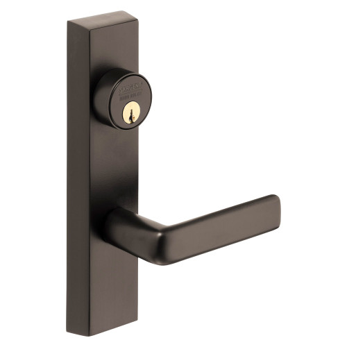 Sargent 773-8 ETE 24V LHRB 10BL Grade 1 Electrified Exit Device Trim Fail Safe Power Off Unlocks Lever For Rim 8800 and NB8700 Series Devices E Lever 24V LHR Oxidized Satin Bronze Relieved Clear Coated
