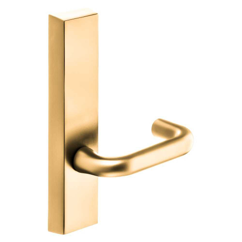 Sargent 715-6 ETJ LHRB 9 Grade 1 Exit Device Trim Passage Function For LP8600 LR8600 and LS8600 Series Devices J Lever LHR Bright Bronze Clear Coated 715-6 ETJ LHRB 9