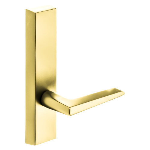 Sargent 715-6 ETF RHRB 3 Grade 1 Exit Device Trim Passage Function For LP8600 LR8600 and LS8600 Series Devices F Lever RHR Bright Brass