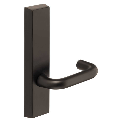 Sargent 710-6 ETJ RHRB 20D Grade 1 Exit Device Trim Dummy For LP8600 LR8600 and LS8600 Series Devices J Lever RHR Dark Oxidized Statuary Bronze Clear Coated 710-6 ETJ RHRB 20D