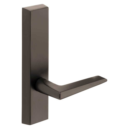 Sargent 715-6 ETF RHRB 10BL Grade 1 Exit Device Trim Passage Function For LP8600 LR8600 and LS8600 Series Devices F Lever RHR Oxidized Satin Bronze Relieved Clear Coated 715-6 ETF RHRB 10BL