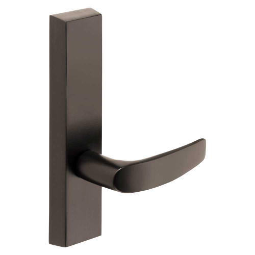 Sargent 710 ETB LHRB 10BL Grade 1 Exit Device Trim Dummy For Surface Vertical Rod and Mortise 8700 8900 Series Devices B Lever LHR Oxidized Satin Bronze Relieved Clear Coated 710 ETB LHRB 10BL