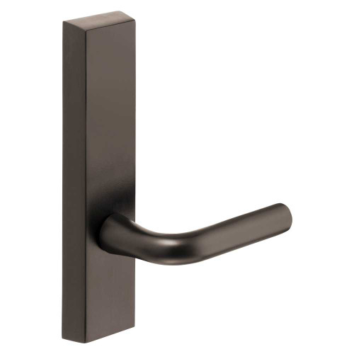Sargent 710 ETW LHRB 10BL Grade 1 Exit Device Trim Dummy For Surface Vertical Rod and Mortise 8700 8900 Series Devices W Lever LHR Oxidized Satin Bronze Relieved Clear Coated 710 ETW LHRB 10BL