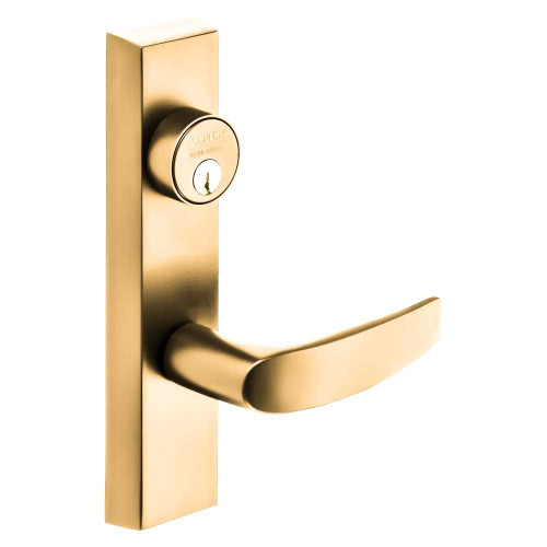 Sargent 776-8 ETB 24V RHRB 9 Grade 1 Electrified Exit Device Trim Fail Secure Power Off Locks Lever Key Retracts Latch For Rim 8800 and NB8700 Series Devices Rim Cylinder B Lever 24V RHR Bright Bronze Clear Coated 776-8 ETB 24V RHRB 9