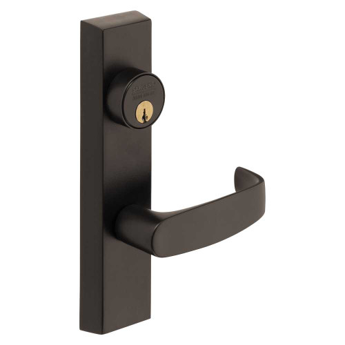 Sargent 776-8 ETL 24V RHRB 20D Grade 1 Electrified Exit Device Trim Fail Secure Power Off Locks Lever Key Retracts Latch For Rim 8800 and NB8700 Series Devices Rim Cylinder L Lever 24V RHR Dark Oxidized Statuary Bronze Clear Coated 776-8 ETL 24V RHRB 20D