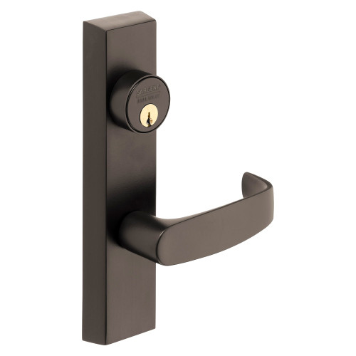 Sargent 773-8 ETL 24V LHRB 10BL Grade 1 Electrified Exit Device Trim Fail Safe Power Off Unlocks Lever For Rim 8800 and NB8700 Series Devices L Lever 24V LHR Oxidized Satin Bronze Relieved Clear Coated