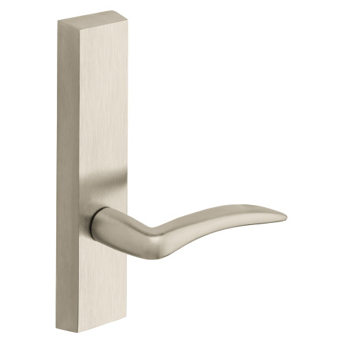 Sargent 710-4 ETA LHRB 15 Grade 1 Exit Device Trim Dummy For Concealed Vertical Rod 8400 8600 Series Devices A Lever LHR Satin Nickel Plated Clear Coated