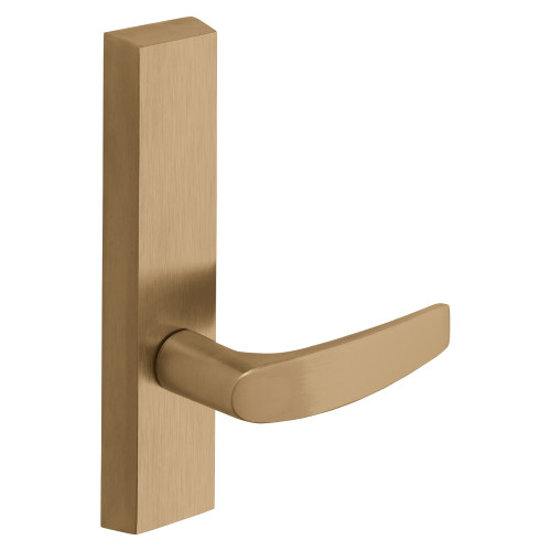 Sargent 773-4 ETB 12V LHRB 10 Grade 1 Electrified Exit Device Trim Fail Safe Power Off Unlocks Lever For Concealed Vertical Rod 8400 8600 Series Devices B Lever 12V LHR Satin Bronze Clear Coated