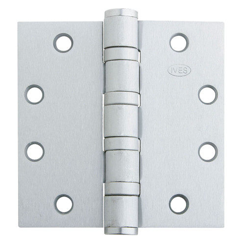 IVES 5BB1WT 5.0X6.0 652 5-Knuckle Ball Bearing Hinge Standard Weight 5 x 6 Satin Chrome Finish