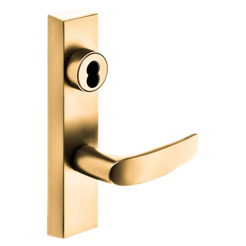 Sargent 70-776 ETB 12V LHRB 9 Grade 1 Electrified Exit Device Trim Fail Secure Power Off Locks Lever Key Retracts Latch For Surface Vertical Rod and Mortise 8700 8900 Series Devices SFIC Prep Less Core B Lever 12V LHR Bright Bronze Clear Coated 70-776 ETB 12V LHRB 9