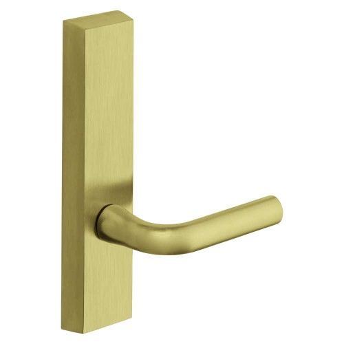 Sargent 715-8 ETW RHRB 4 Grade 1 Exit Device Trim Passage Function For Rim 8800 and NB8700 Series Devices W Lever RHR Satin Brass 715-8 ETW RHRB 4