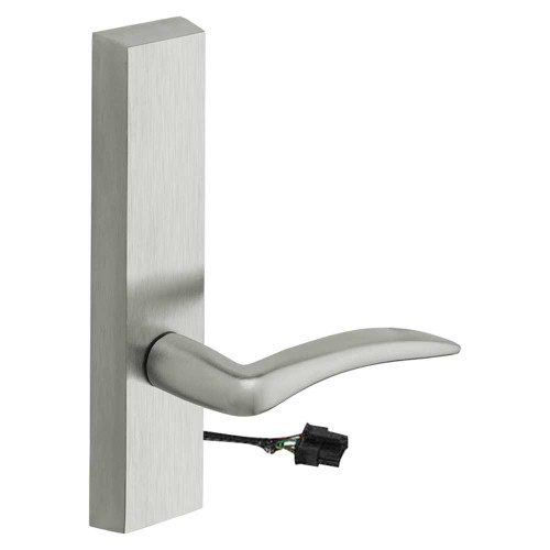 Sargent 774-8 ETA 12V LHRB 26D Grade 1 Electrified Exit Device Trim Fail Secure Power Off Locks Lever For Rim 8800 and NB8700 Series Devices A Lever 12V LHR Satin Chrome 774-8 ETA 12V LHRB 26D