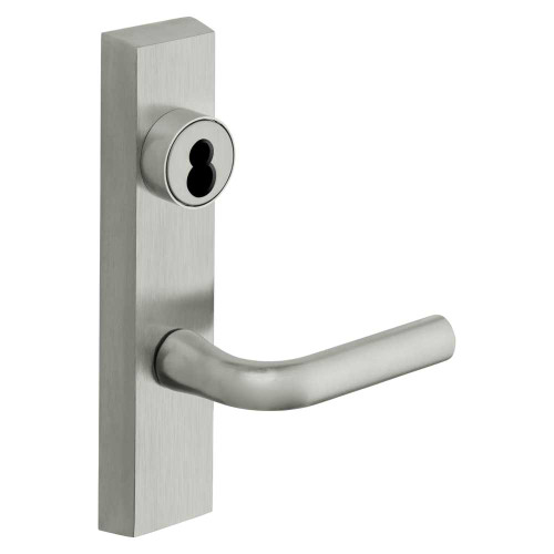 Sargent 60-744 ETW LHRB 26D Grade 1 Exit Device Trim Freewheeling Trim Key Retracts Latch For Surface Vertical Rod and Mortise 8700 8900 Series Devices Sargent LFIC Less Core W Lever LHR Satin Chrome 60-744 ETW LHRB 26D