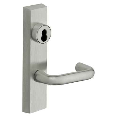 Sargent 60-776-8 ETJ 12V LHRB 26D Grade 1 Electrified Exit Device Trim Fail Secure Power Off Locks Lever Key Retracts Latch For Rim 8800 and NB8700 Series Devices Sargent LFIC Less Core J Lever 12V LHR Satin Chrome 60-776-8 ETJ 12V LHRB 26D