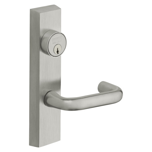 Sargent 775-8 ETJ 12V LHRB 26D Grade 1 Electrified Exit Device Trim Fail Safe Power Off Unlocks Lever Key Retracts Latch For Rim 8800 and NB8700 Series Devices Rim Cylinder J Lever 12V LHR Satin Chrome