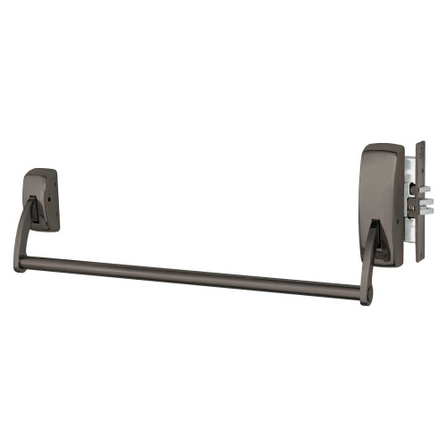 Sargent 9963 RHR 10BL Mortise Exit Device Classroom Thumbpiece Less Trim RHR Dark Oxidized Satin Bronze Clear Coated 9963 RHR 10BL