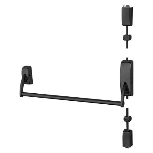 Sargent 9713 RHR 20D Surface Vertical Rod Exit Device Classroom Less Trim RHR Statuary Bronze Dark Powder Coated 9713 RHR 20D