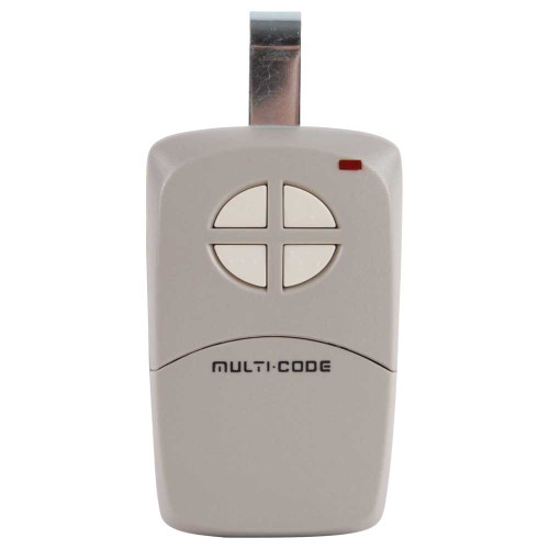 Nortek Control MCS414001 4-Channel Visor Transmitter Compatible with 300 MHz Multi-Code Receivers 512 Codes for each Channel set by Dip Switches Powered by 9-Volt Battery 300 MHz RF Frequency MCS414001