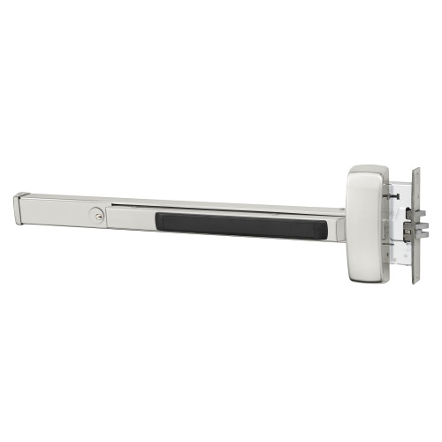 Sargent 16-8913F LHR 32 Grade 1 Mortise Exit Bar Wide Stile Pushpad 36 Device Classroom Function Cylinder Dogging Cylinder Included Bright Stainless Steel Finish Left Hand Reverse