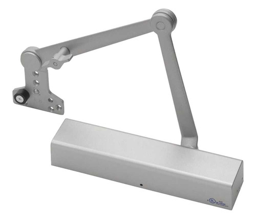 Norton 210 HDH 689 Heavy Duty Hold Open Arm Door Closer Adjustable Size 1-6 Aluminum Painted 210 HDH 689