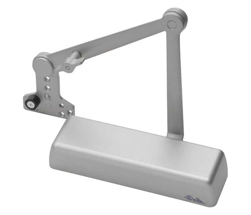 Norton 410xHDH 689 Door Closer Heavy Duty Hold Open Arm w/Removable Stop Adjustable Size 1-6 Aluminum 410xHDH 689
