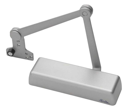 Norton 410xHDN 689 Door Closer Non-Heavy Duty Hold Open Arm w/Removable Stop Adjustable Size 1-6 Aluminum 410xHDN 689