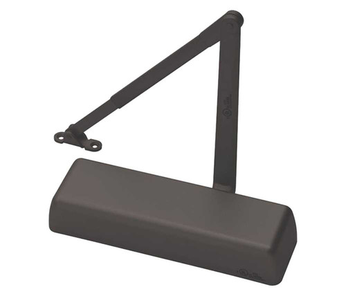 Norton 410xTPN 690 Door Closer Tri-Packed Regular Parallel Top Jamb Mounting Non-Hold Open Adjustable Size 1-6 Dark Bronze 410xTPN 690