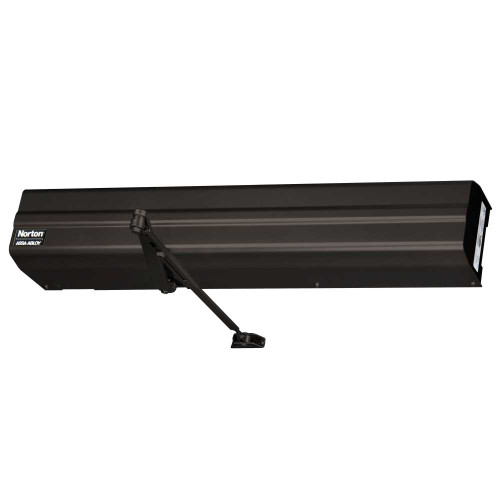 Norton 5730-RF1 690 Low Energy Surface Mounted Electrohydraulic Door Operator Regular Push Side Mounted Top Jamb 29 - 36 Door Radio Frequency Unit 170 Deg Swing Dark Bronze Painted Finish 5730-RF1 690