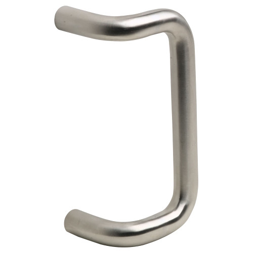 IVES 8190HD-0 US32D Offset Door Pull 90 Deg 10 CTC 1 Diameter 2-1/2 Clearance Satin Stainless Steel