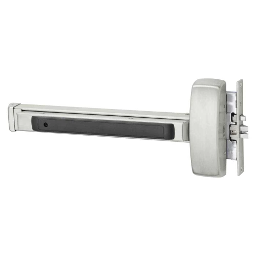Sargent 43-8974E RHR 32D Grade 1 Mortise Exit Bar Wide Stile Pushpad 32 Device Device to Accept Electrified Trim Function Flush End Cap Hex Key Dogging Satin Stainless Steel Finish Right Hand Reverse 43-8974E RHR 32D