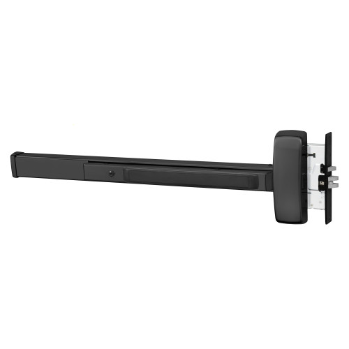 Sargent 43-8910J LHR 20D Grade 1 Mortise Exit Bar Wide Stile Pushpad 42 Device Exit Only Flush End Cap Hex Key Dogging Dark Oxidized Statuary Bronze Clear Coated Finish Left Hand Reverse