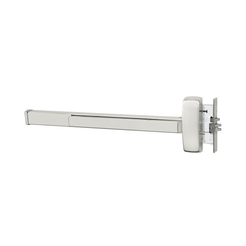 Sargent 194356-8910F RHR 32 Grade 1 Mortise Exit Bar Wide Stile Pushpad 36 Device Exit Only Flush End Cap Electric Latch Retraction Less Dogging Less Lexan Push Pad Touchbar Bright Stainless Steel Finish Right Hand Reverse