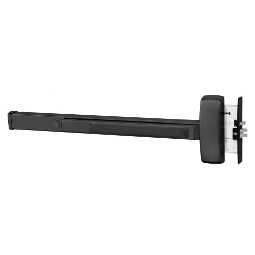 Sargent 16-8973J RHR 20D Grade 1 Mortise Exit Bar Wide Stile Pushpad 42 Device Device to Accept Electrified Trim Function Cylinder Dogging Cylinder Included Dark Oxidized Statuary Bronze Clear Coated Finish Right Hand Reverse