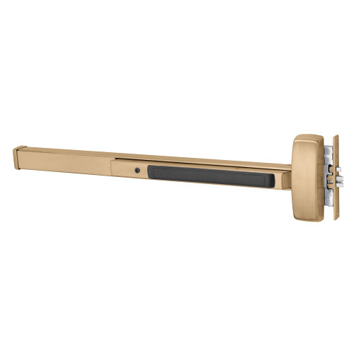 Sargent 8916F RHR 10 Grade 1 Mortise Exit Bar Wide Stile Pushpad 36 Device Classroom Security Function Hex Key Dogging Satin Bronze Clear Coated Finish Right Hand Reverse